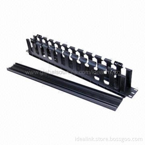 Cable Management for 19-inch Rack, with Plastic Material and Steel is Available